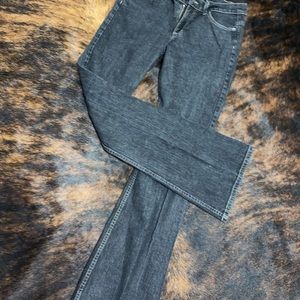 Vintage black jeans faded